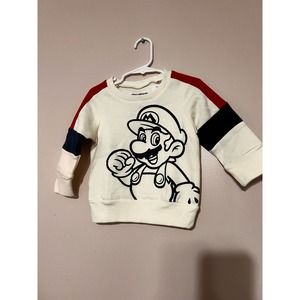 NWT Mario Baby Pullover Sweatshirt Size 12 Months #0063